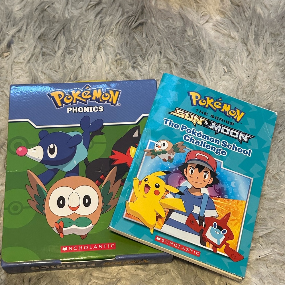 Scholastic Pokémon Phonics & School Challenge bundle